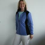 Women's microfleece jacket (sky blue) 1052 $33.50